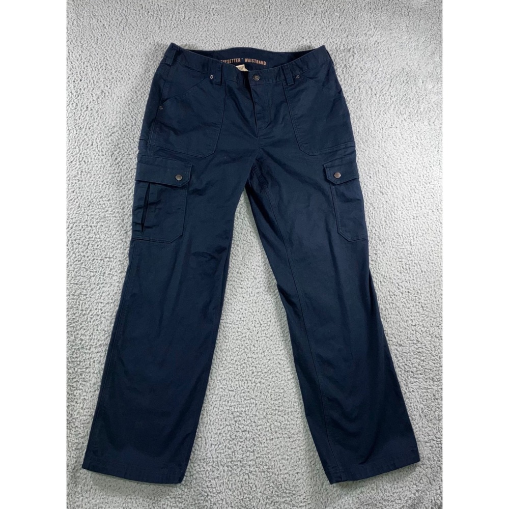 Duluth Trading Co Women's Dark Blue Flare Pants